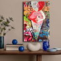 Wallity 4570POP-017 Lienzo Decorativo Multicolor 45 x 70 cm